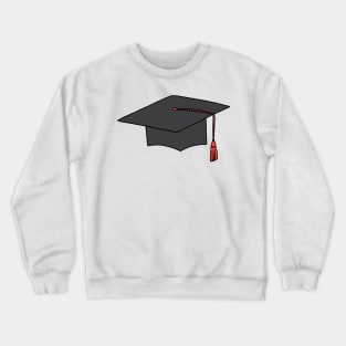 Red Tassel Graduation Cap Crewneck Sweatshirt